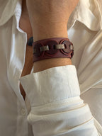 Empaque sostenible del Kindness Bracelet malva y vino – Mangel Delferri Barcelona