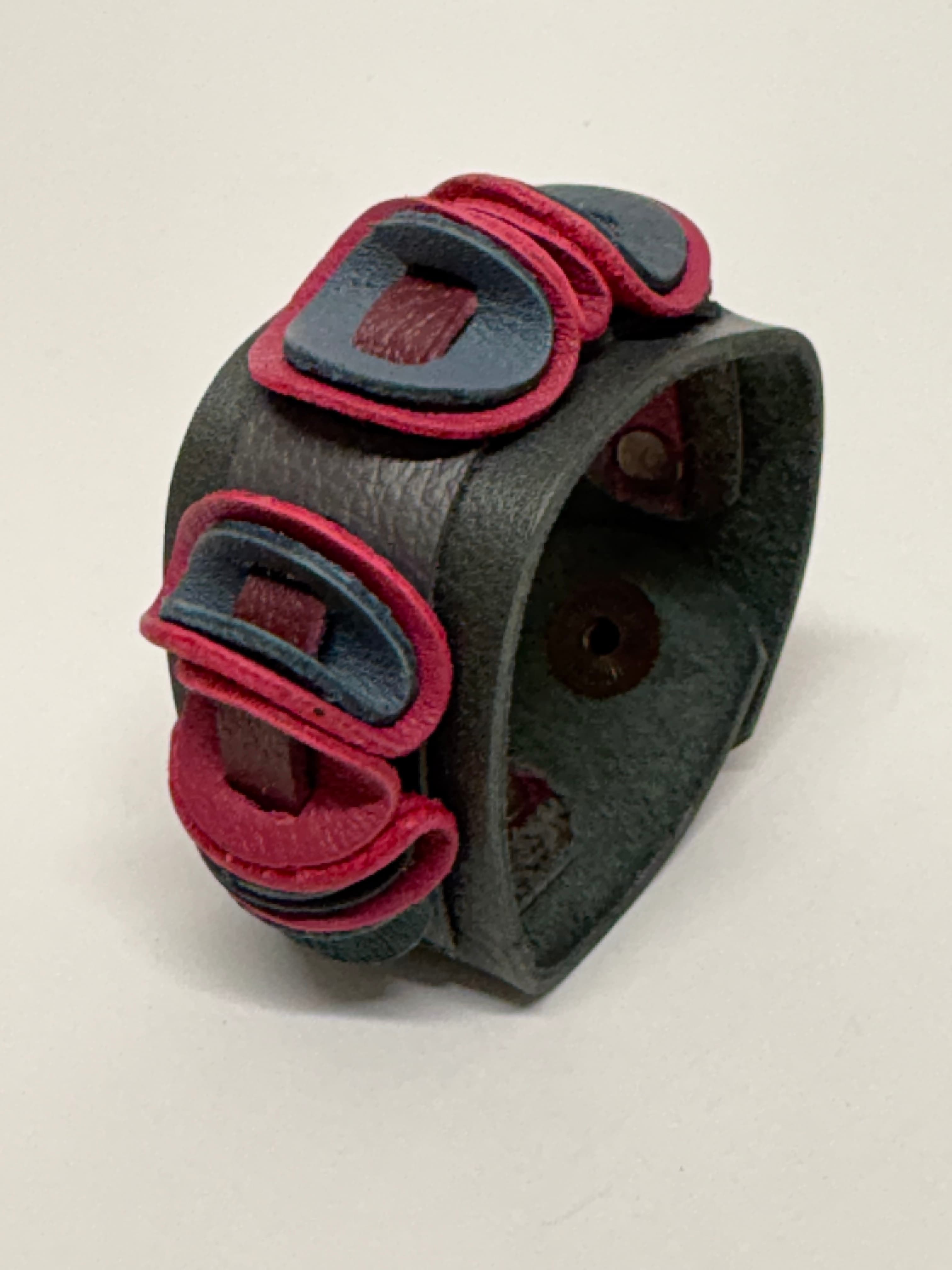 Jolliness Bracelet. Gris y rosa