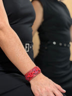 Kindness Bracelet. Rojo y fucsia