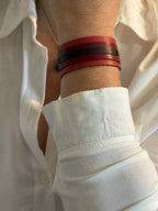 Courage Bracelet. Rojo