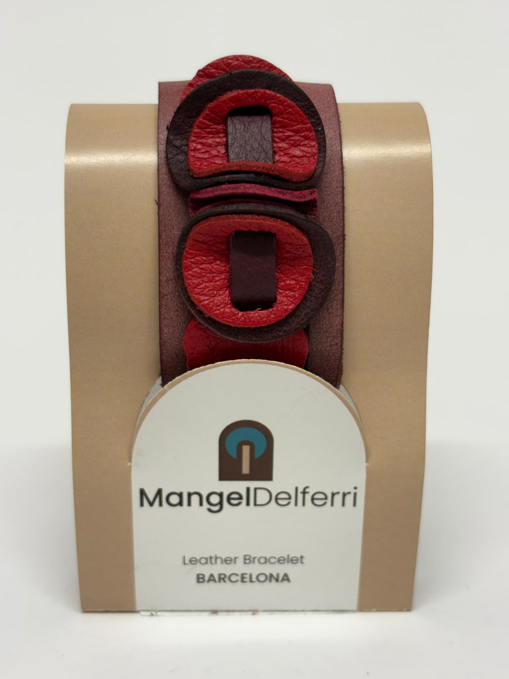 Jolliness Bracelet. Malva y rojos