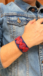 Kindness Bracelet. Azul y rojo