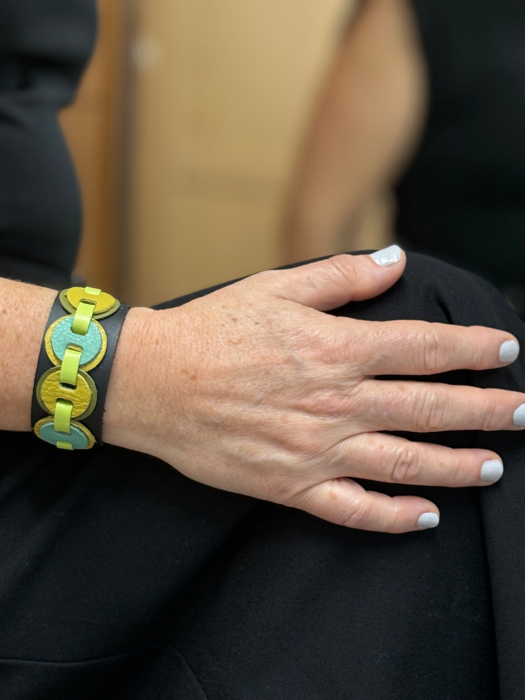 Kindness Bracelet. Negro y verde