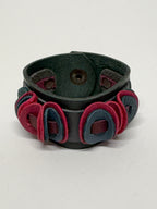 Jolliness Bracelet. Gris y rosa