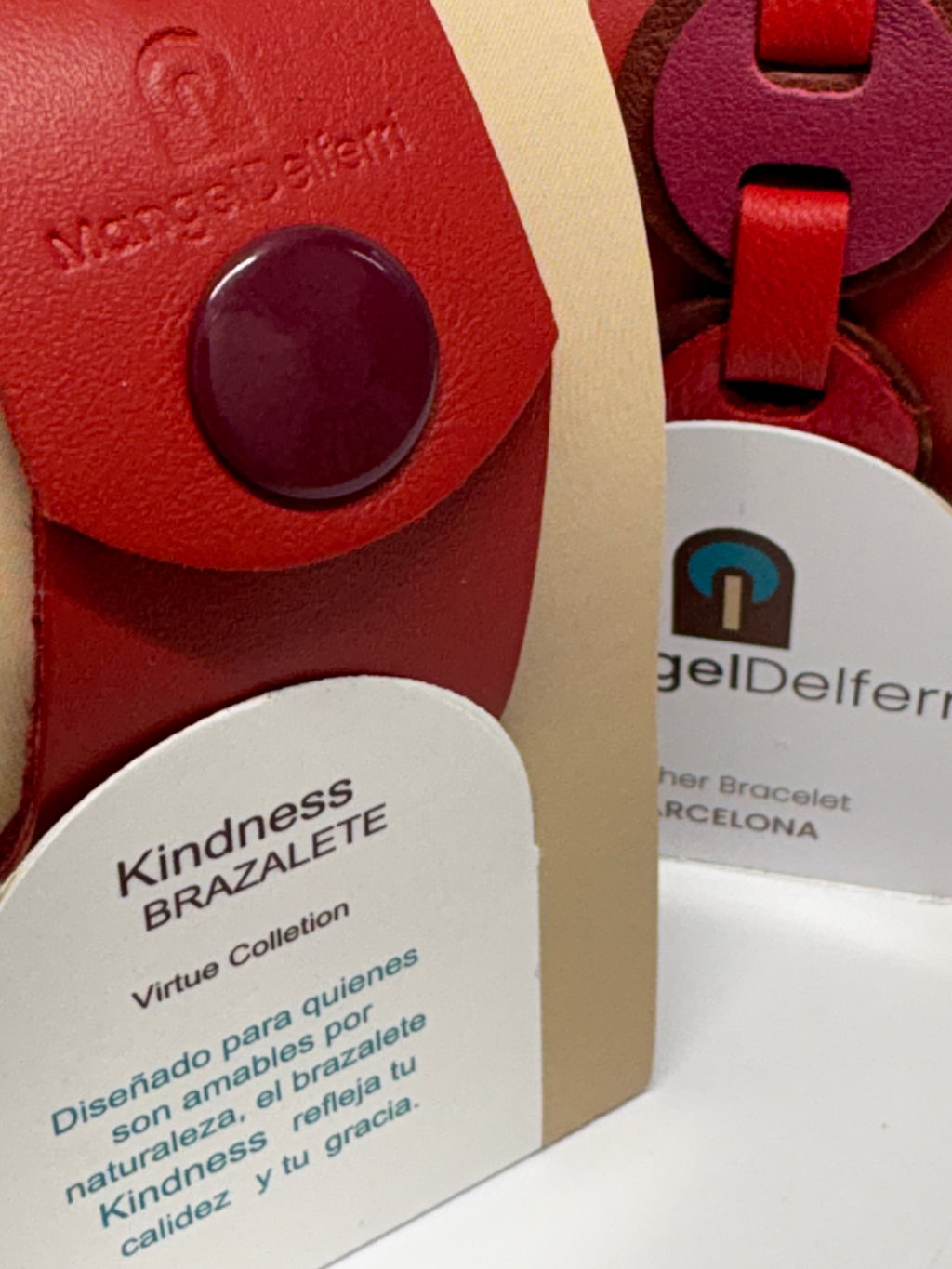 Kindness Bracelet. Rojo y fucsia